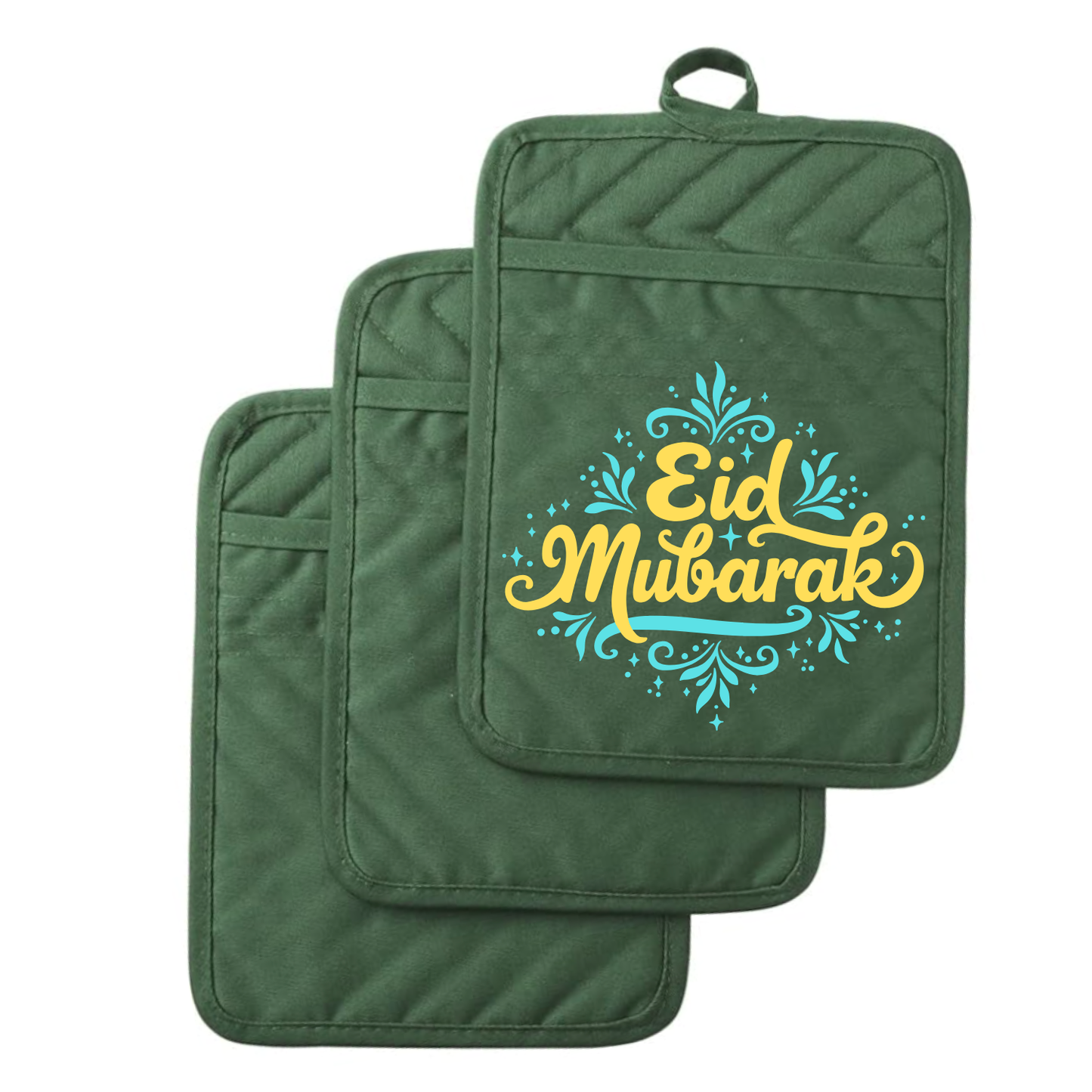 Eid Mubarak Celebration – Kitchen Pot Holder (Pack of 2)