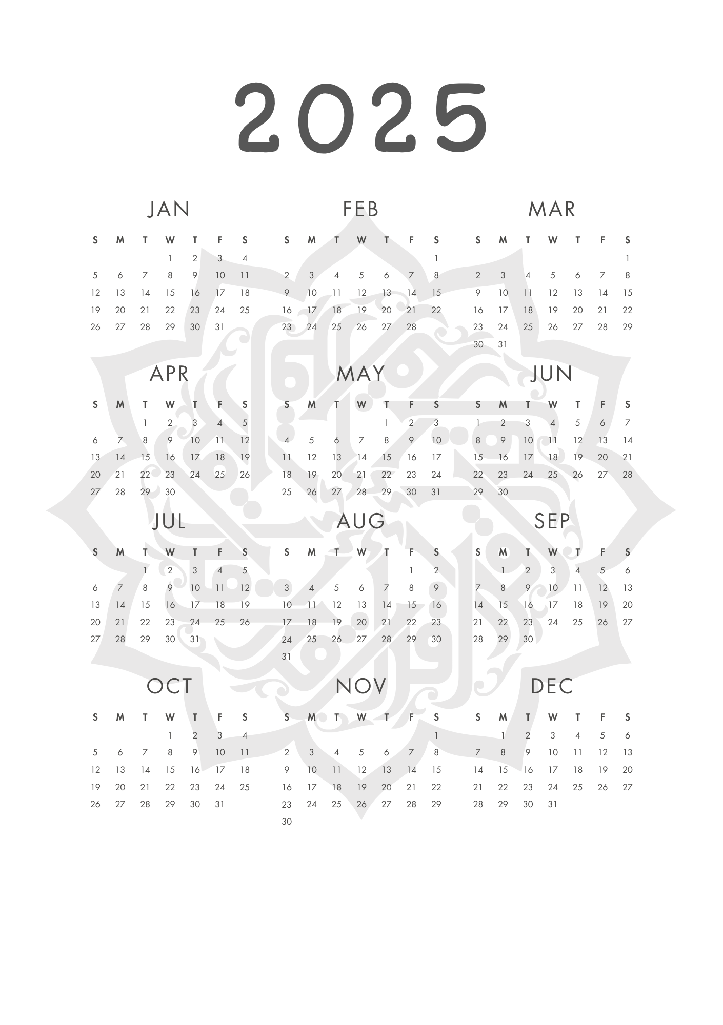 Sacred Geometry Journal – Arabic Kufic Star Design (Grid, Dotted, or Lined | 100–300 Pages)