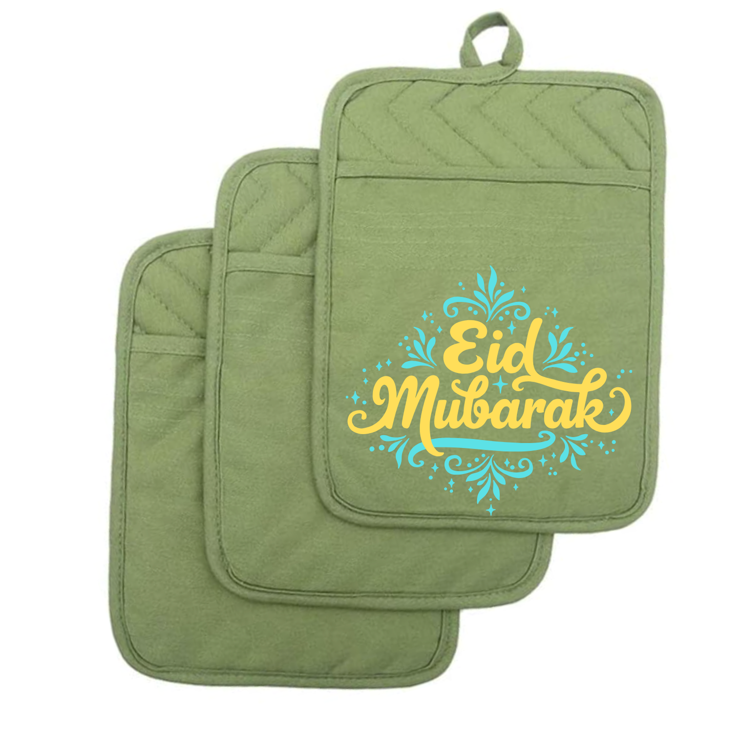 Eid Mubarak Celebration – Kitchen Pot Holder (Pack of 2)