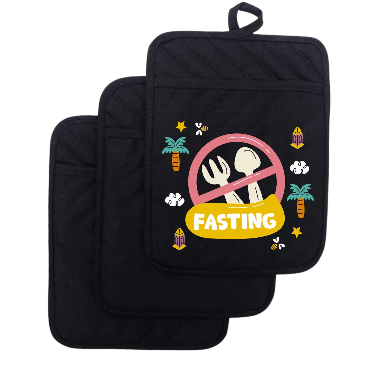 Fasting Mode – Ramadan Pot Holder (Pack of 2)