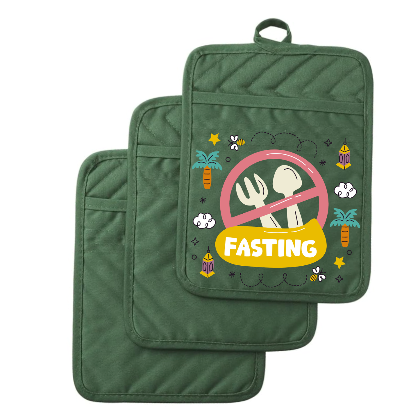 Fasting Mode – Ramadan Pot Holder (Pack of 2)