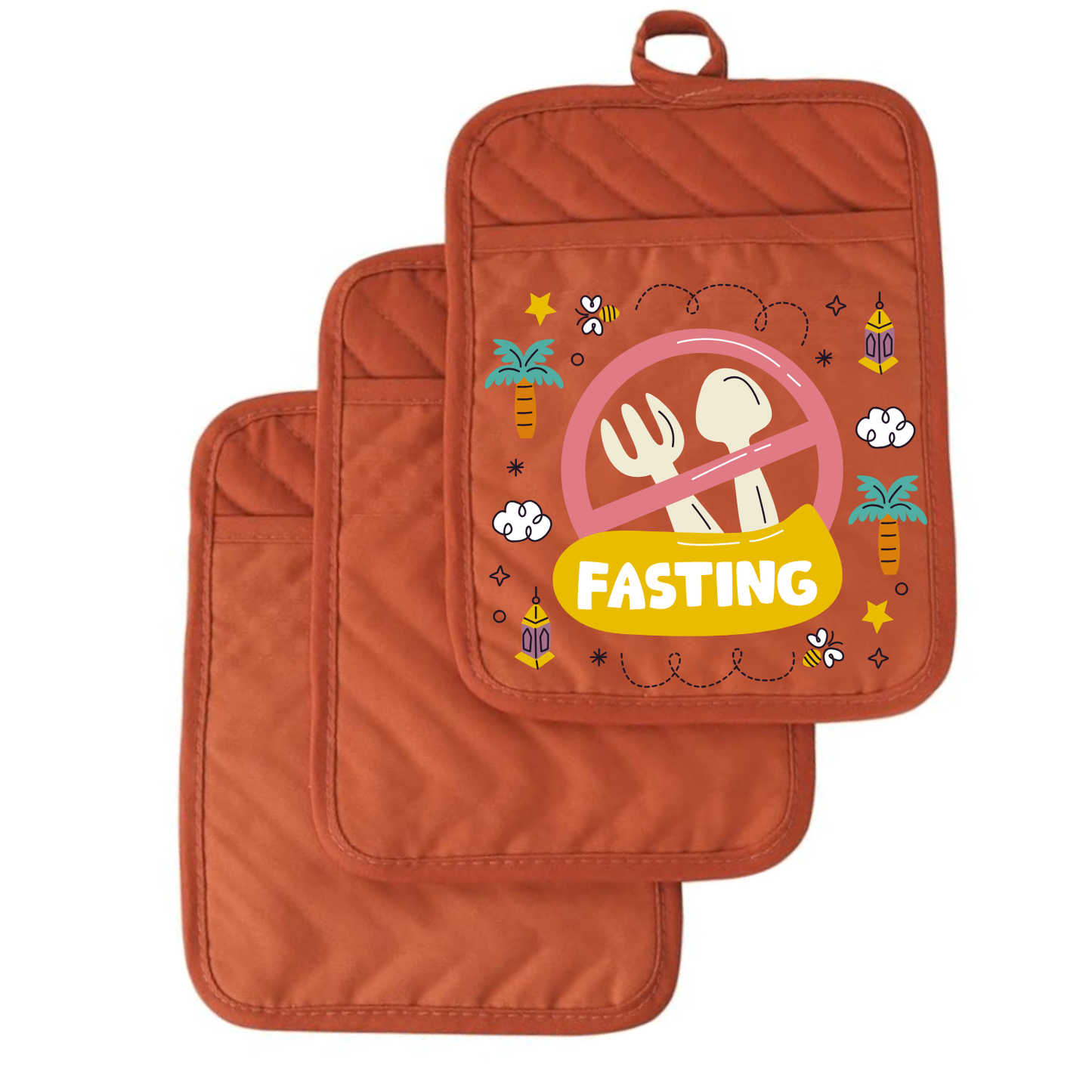 Fasting Mode – Ramadan Pot Holder (Pack of 2)