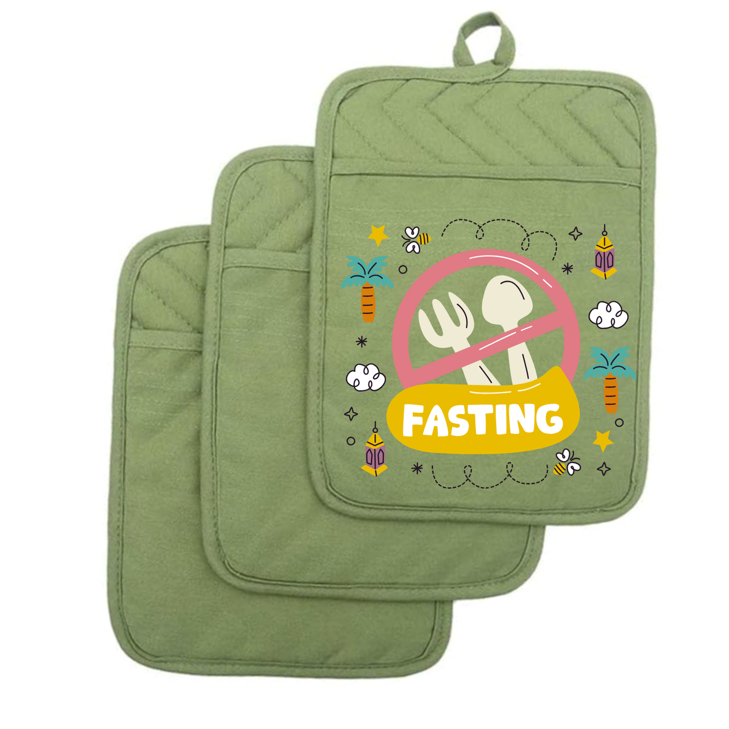 Fasting Mode – Ramadan Pot Holder (Pack of 2)