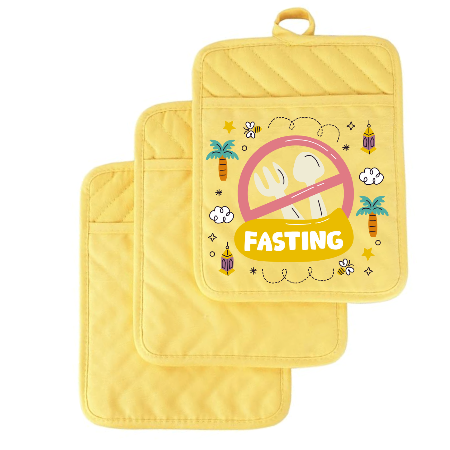 Fasting Mode – Ramadan Pot Holder (Pack of 2)