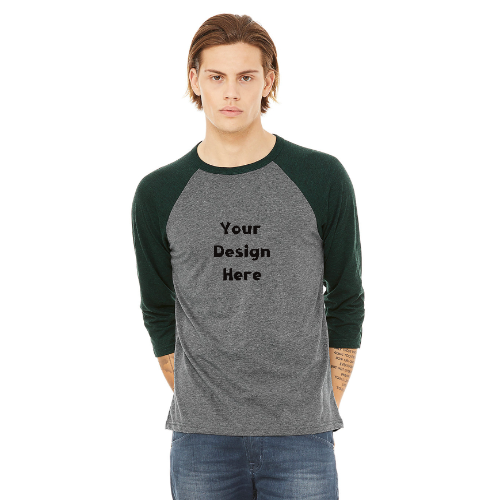 Unisex Custom Baseball Tee – Your Design, Your Style