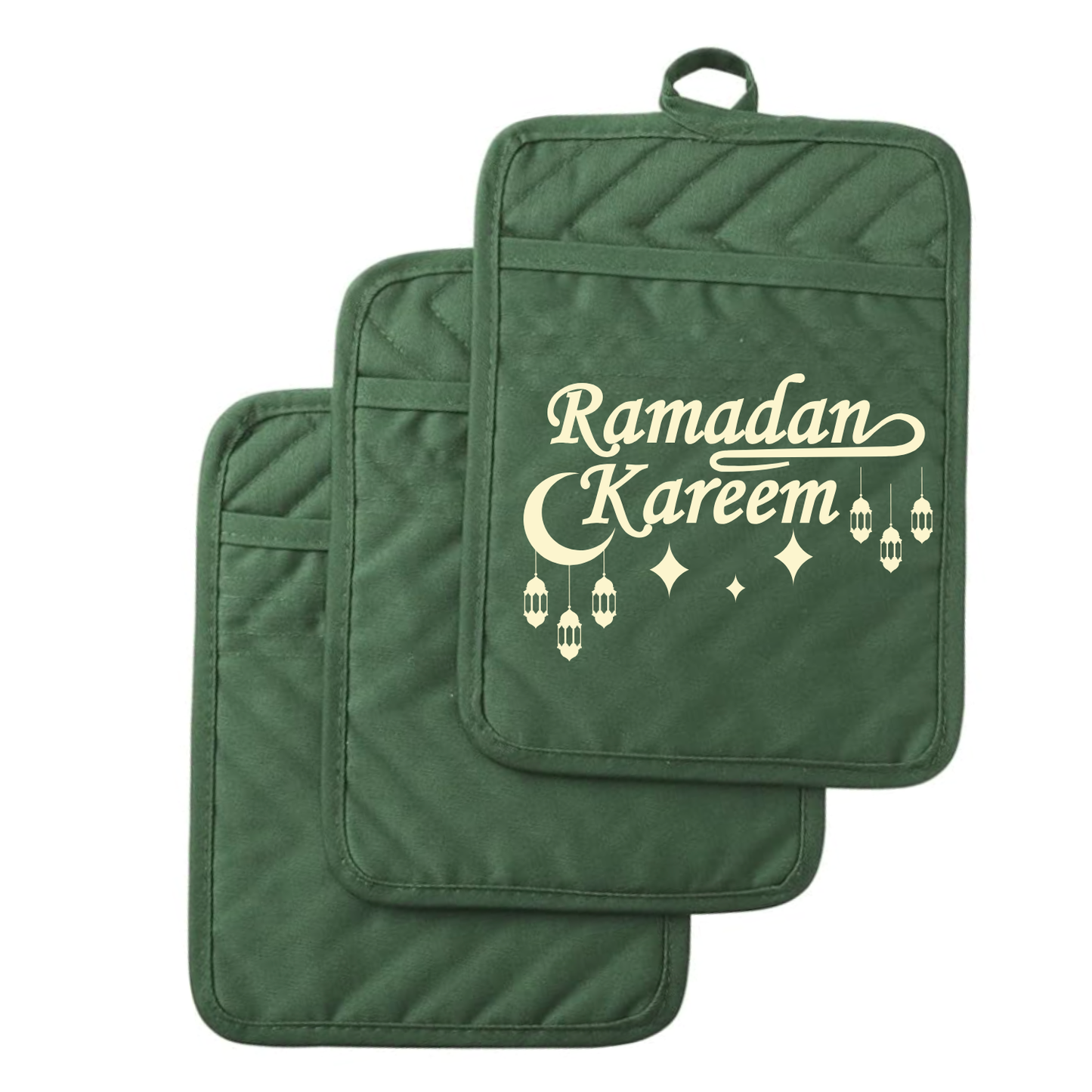 Ramadan Kareem Script – Kitchen Pot Holder (Pack of 2)