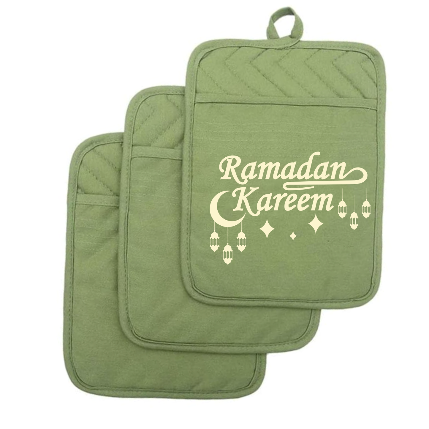 Ramadan Kareem Script – Kitchen Pot Holder (Pack of 2)