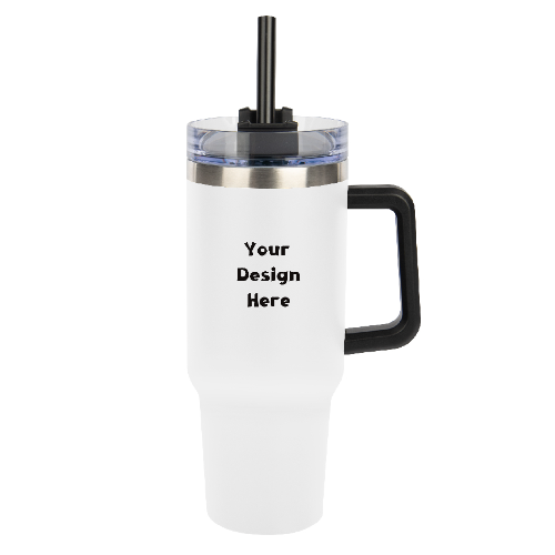 Your Design, Your Vibe – Custom Tumbler with Handle