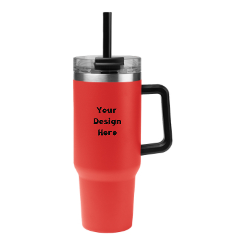 Your Design, Your Vibe – Custom Tumbler with Handle