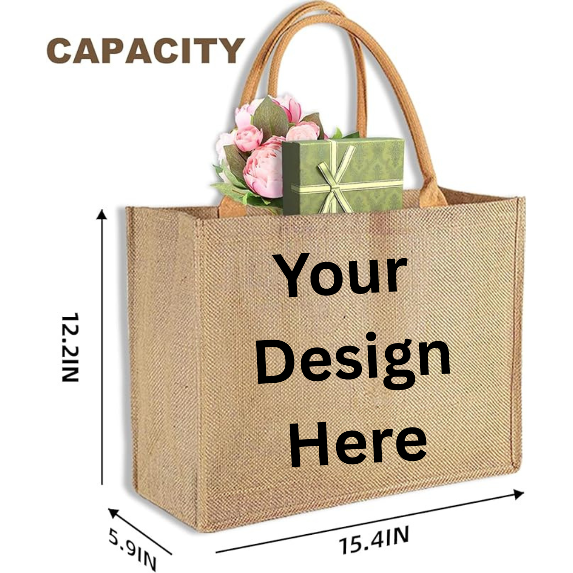 Design Your Own Eco-Friendly Jute Tote Bag