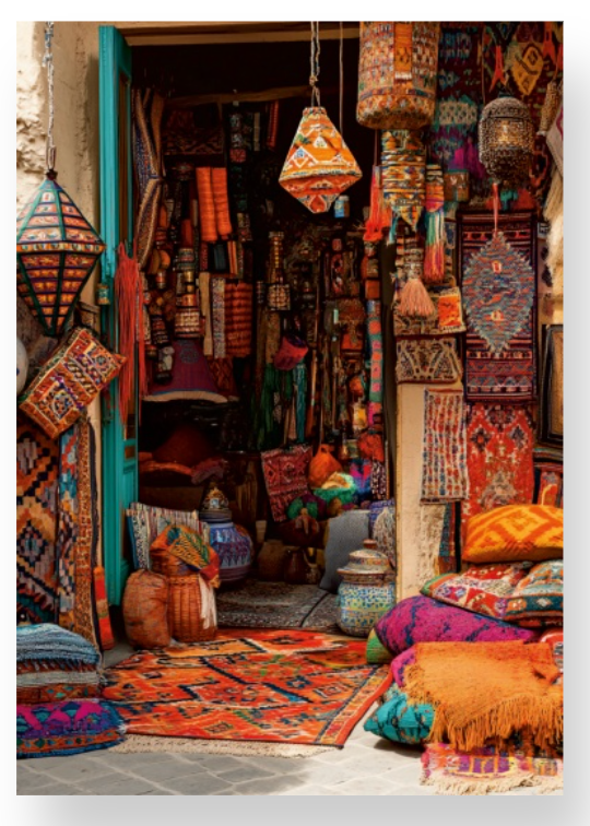 Threads of the Souk Lined Journal